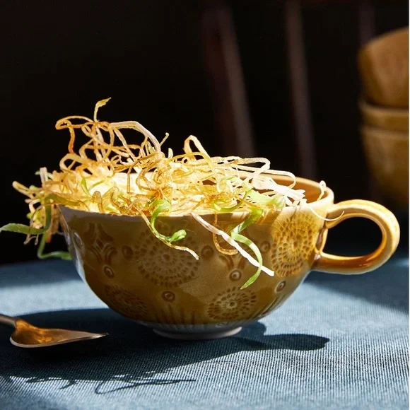 Old Havana Mug Set in Gold Mustard - Picture 12 of 13